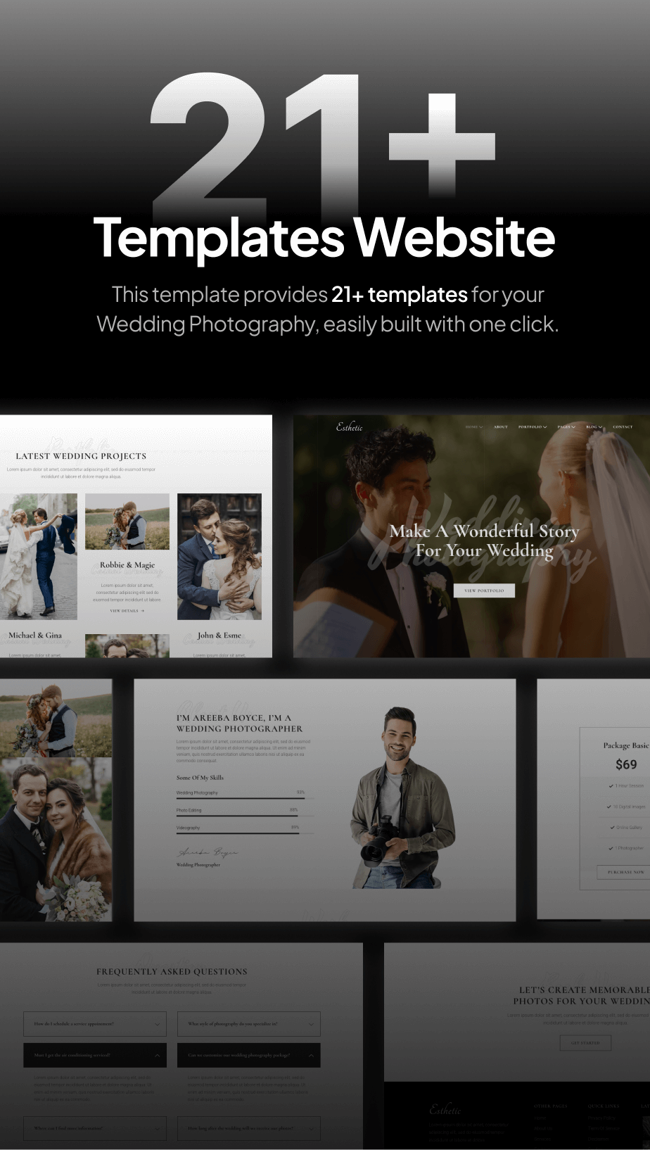 Esthetic - Wedding Photography FSE WordPress Theme - 5