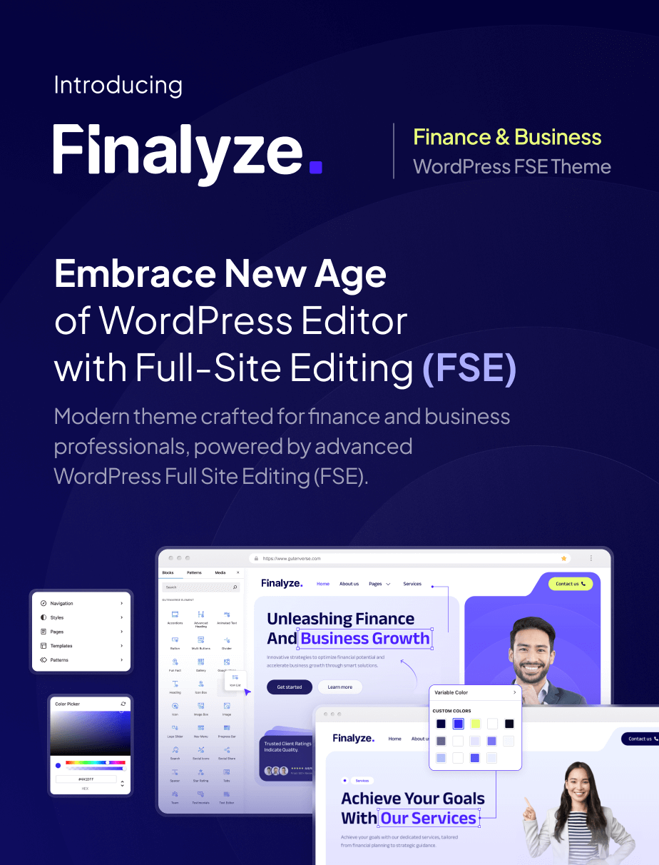 Finalyze – Finance & Business Full Site Editing WordPress Theme - 3