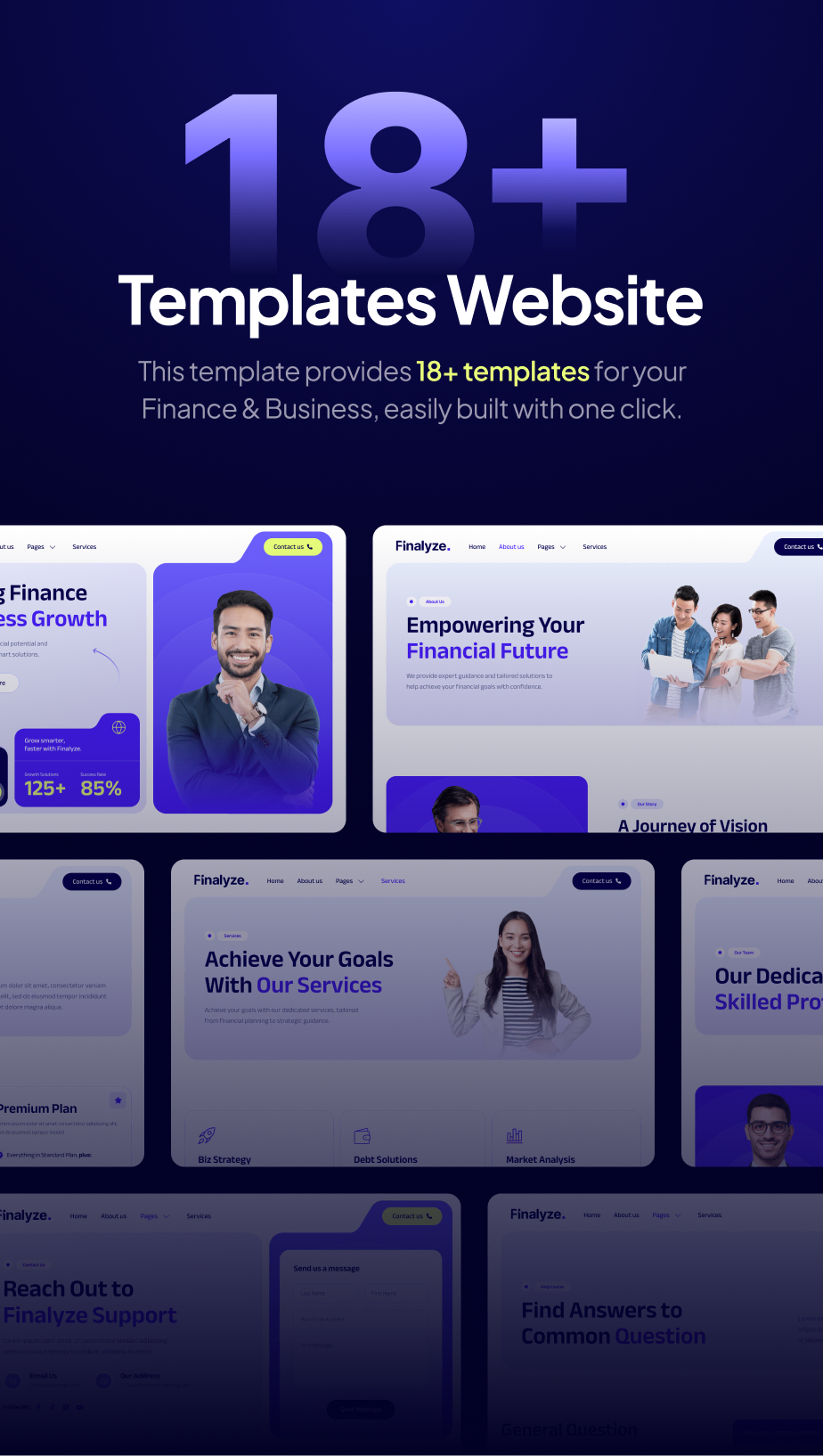 Finalyze – Finance & Business Full Site Editing WordPress Theme - 4