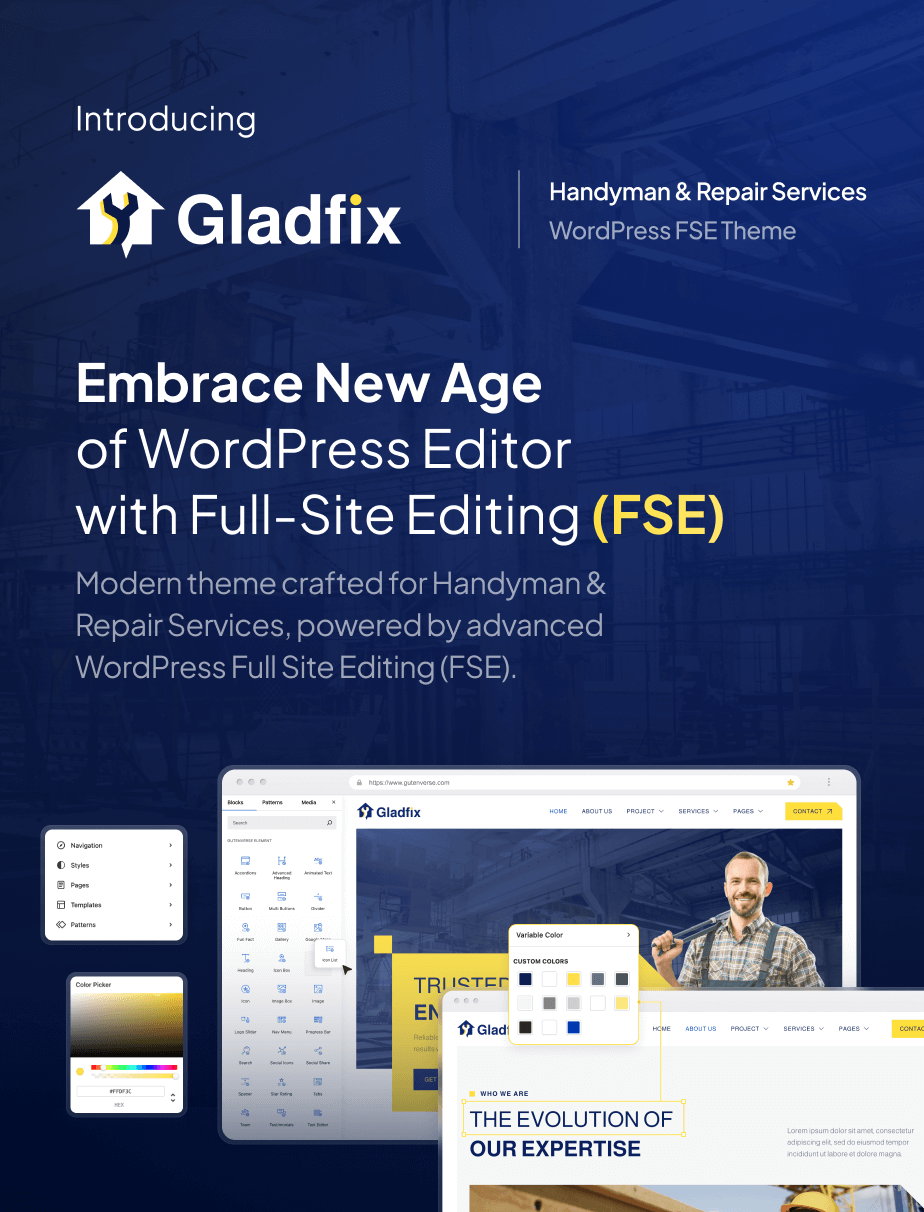 Gladfix – Handyman & Repair Services Full Site Editing WordPress Theme - 4