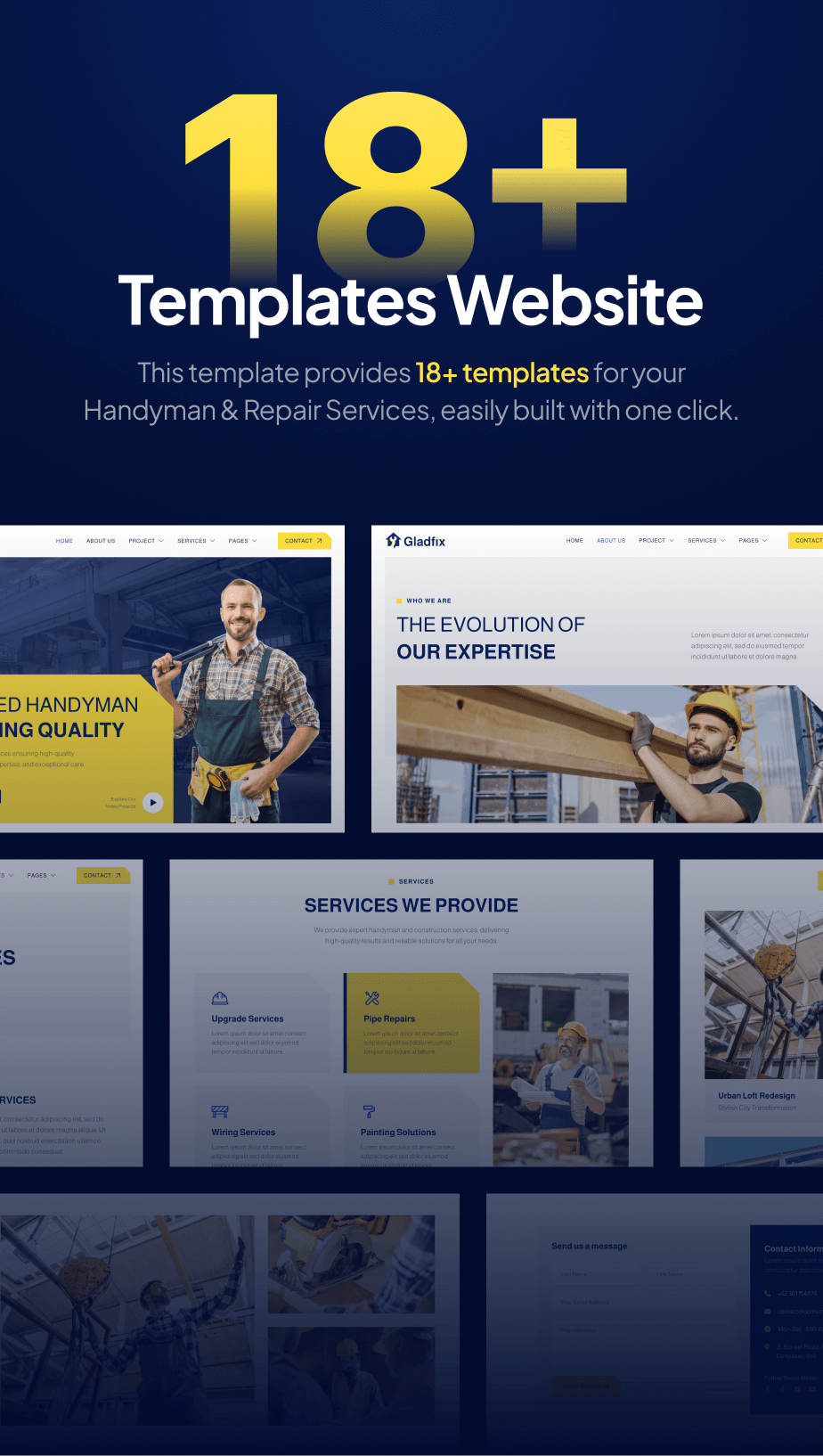 Gladfix – Handyman & Repair Services Full Site Editing WordPress Theme - 5