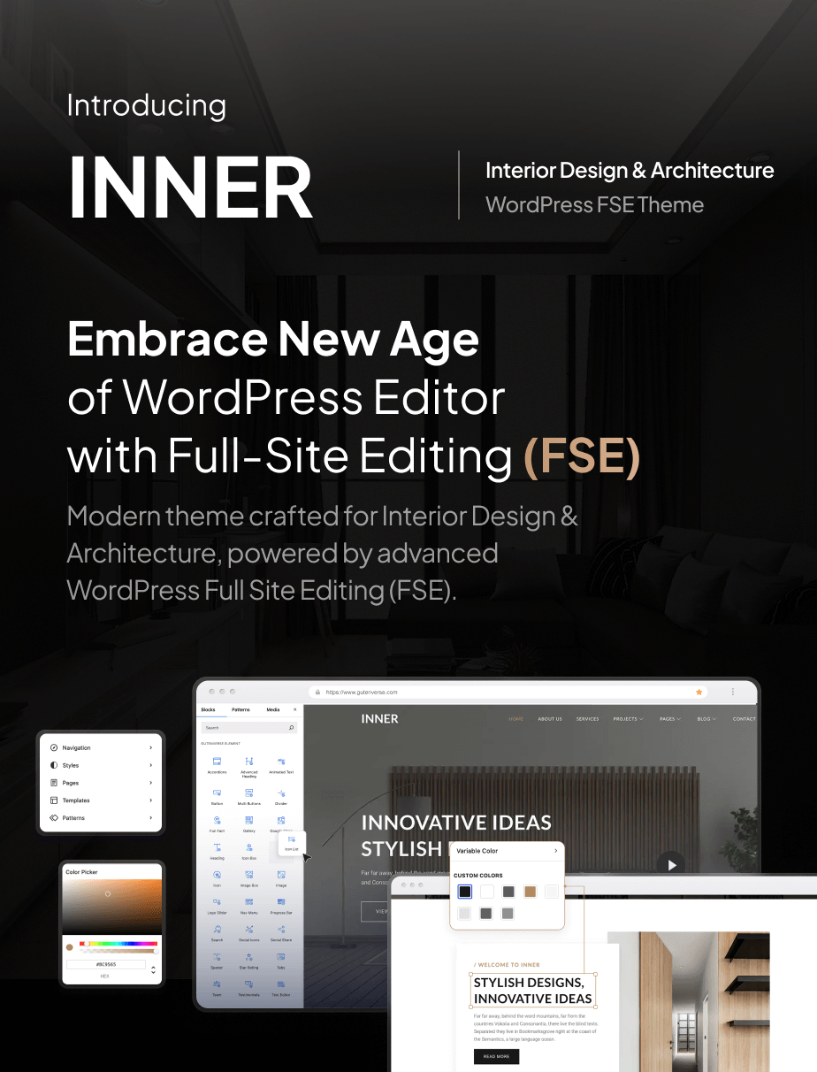 Inner – Interior Design & Architecture WordPress Theme - 4