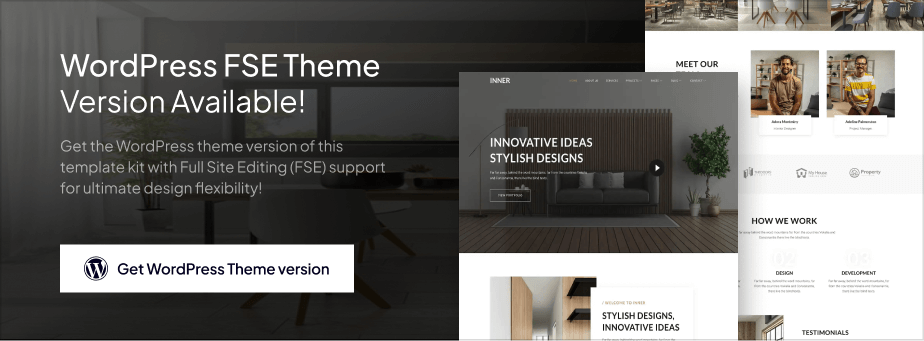 Inner – Interior Design & Architecture Template Kit