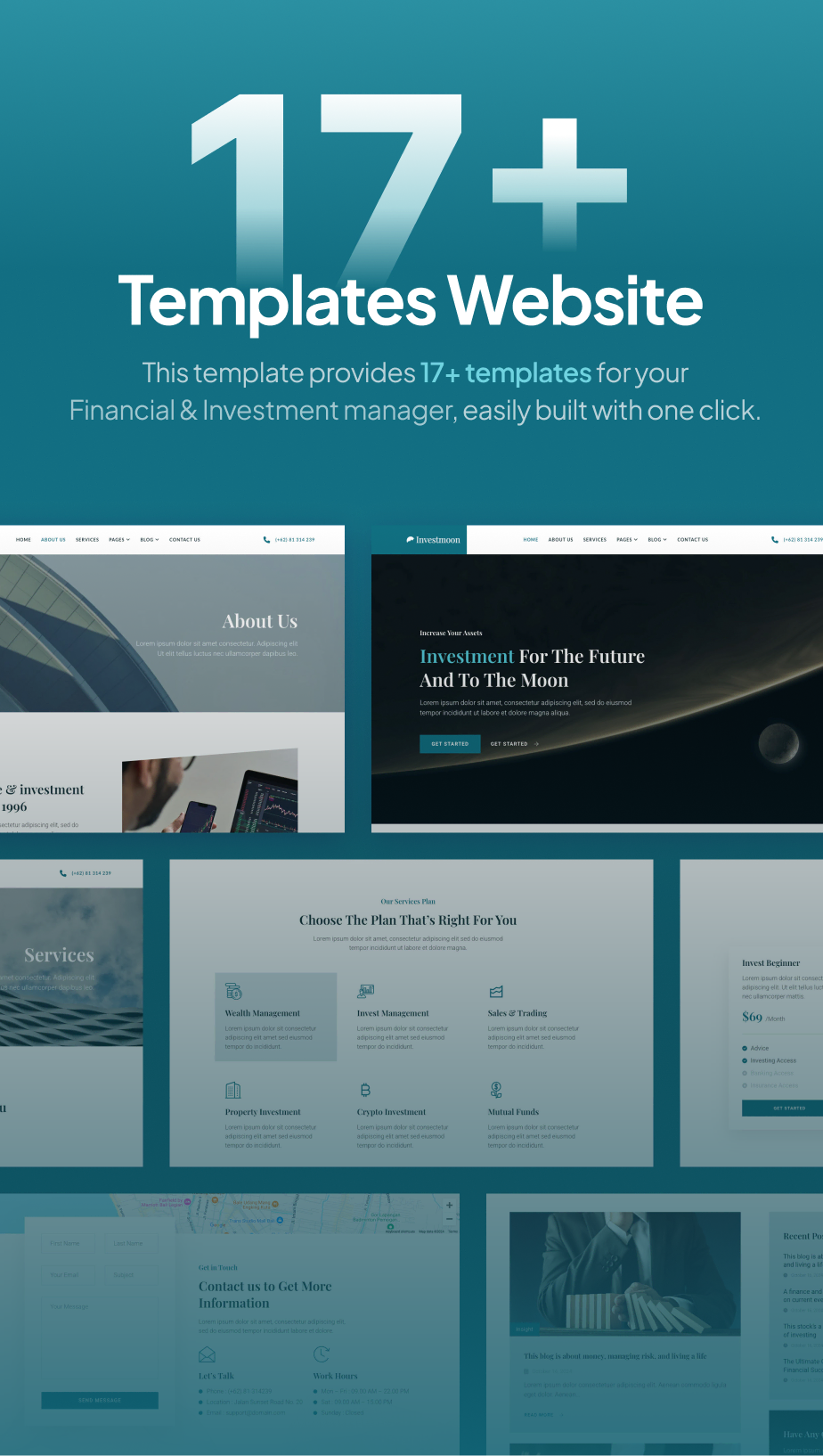 Investmoon – Finance & Investment Manager Gutenverse FSE WordPress Theme - 4