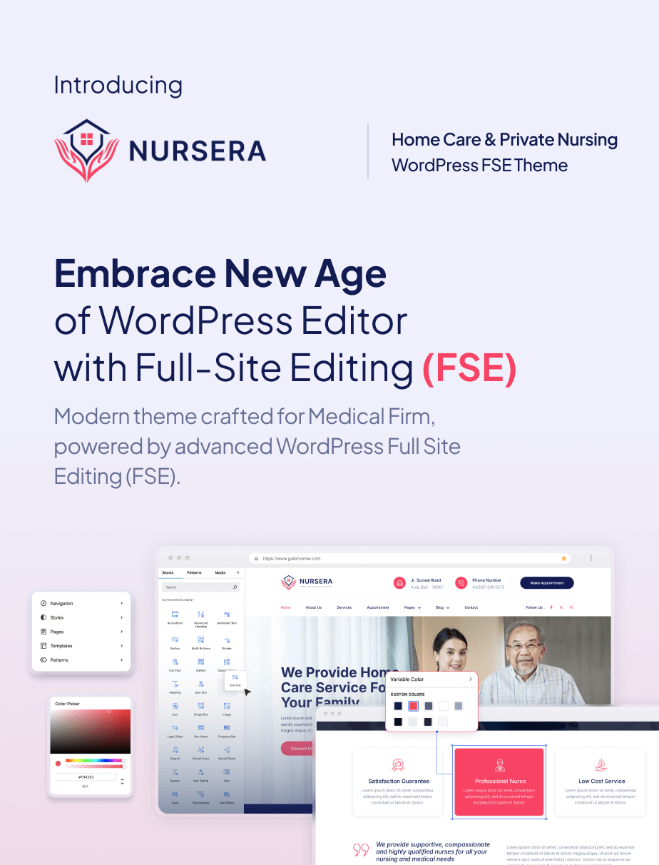 Nursera – Home Care & Private Nursing FSE WordPress Theme - 3