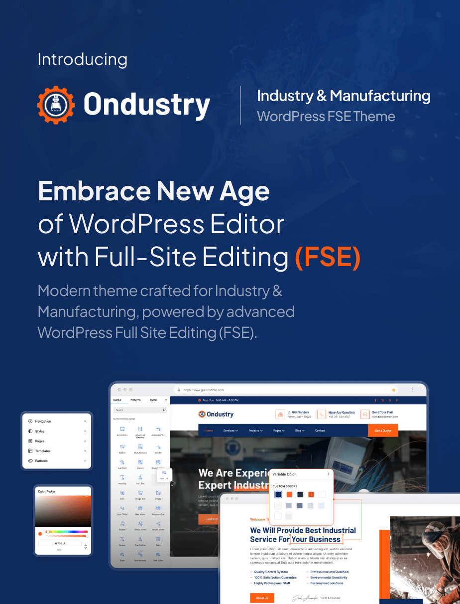 Ondustry – Industry & Manufacturing FSE WordPress Theme - 4