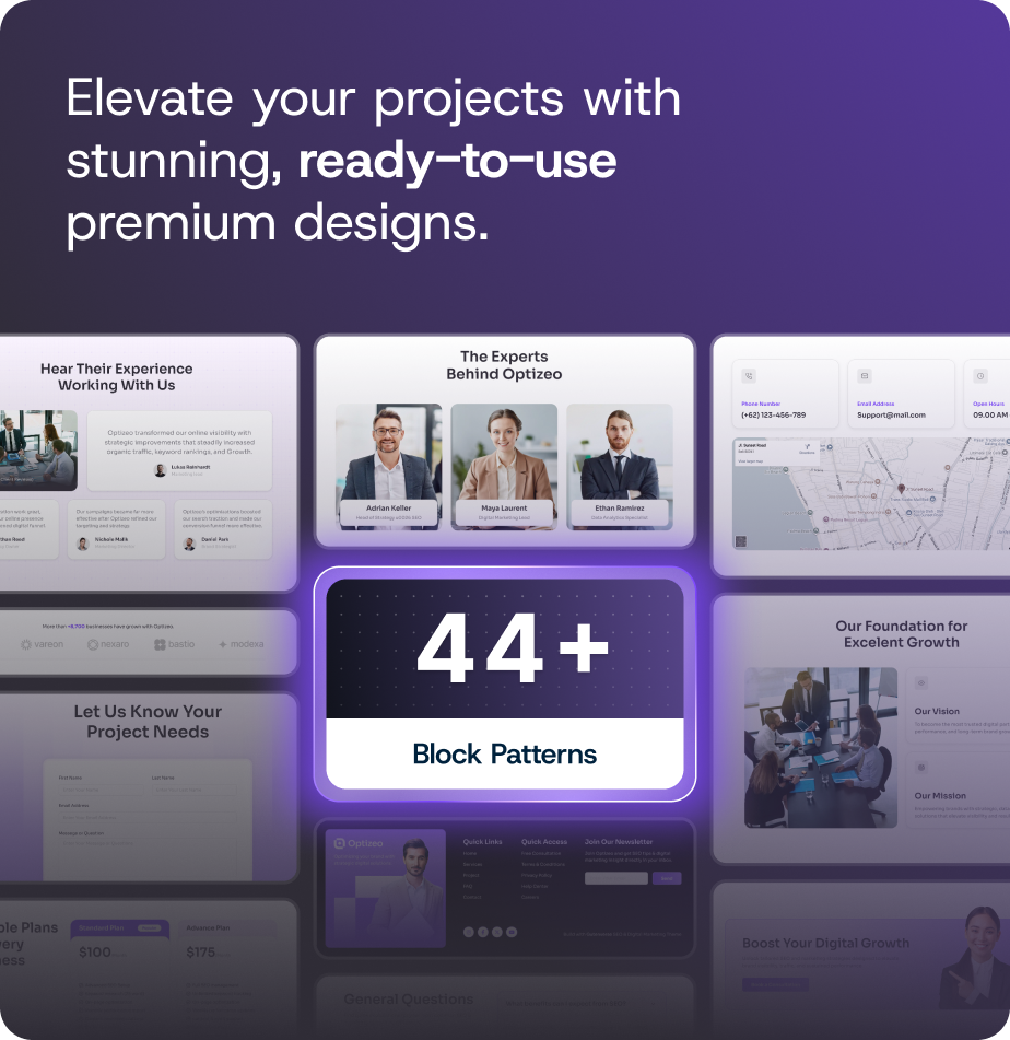 Optizeo – SEO & Digital Marketing FSE WordPress Block Theme - 6