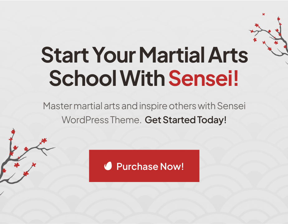 Sensei - Martial Arts Club & Trainer FSE WordPress Theme - 12