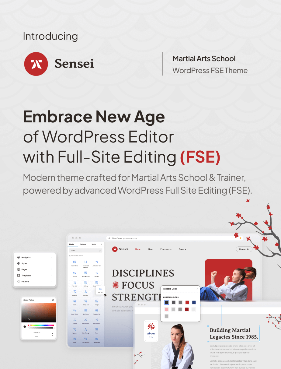 Sensei - Martial Arts Club & Trainer FSE WordPress Theme - 4