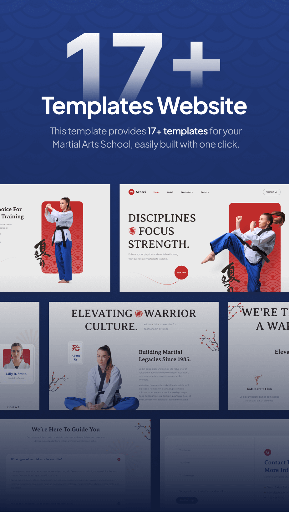 Sensei - Martial Arts Club & Trainer FSE WordPress Theme - 5