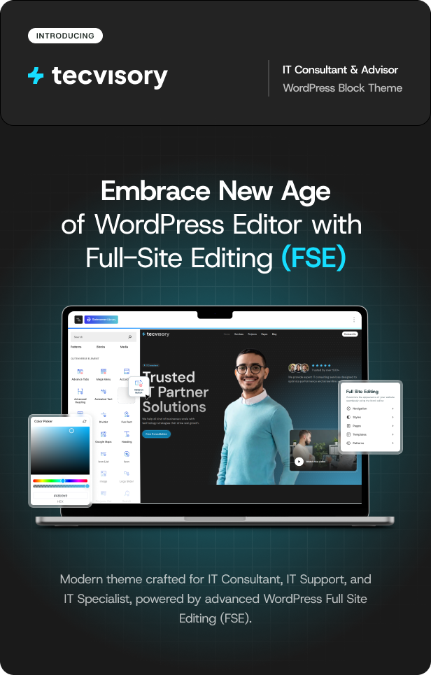 Tecvisory – IT Consultant & Advisory Gutenverse FSE WordPress Block Theme - 4