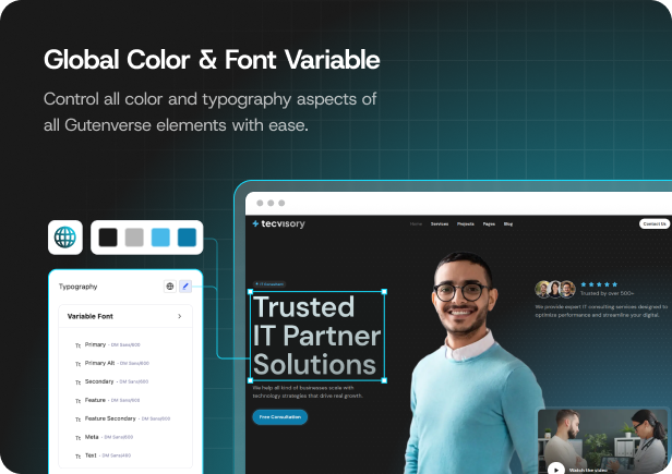 Tecvisory – IT Consultant & Advisory Gutenverse FSE WordPress Block Theme - 8
