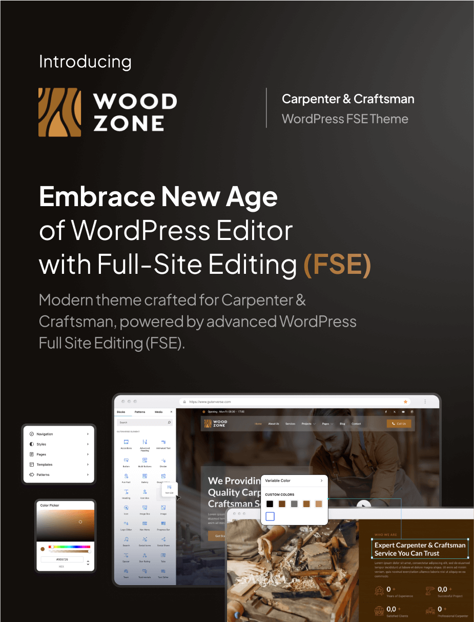 Woodzone – Carpenter & Craftsman FSE WordPress Theme - 4