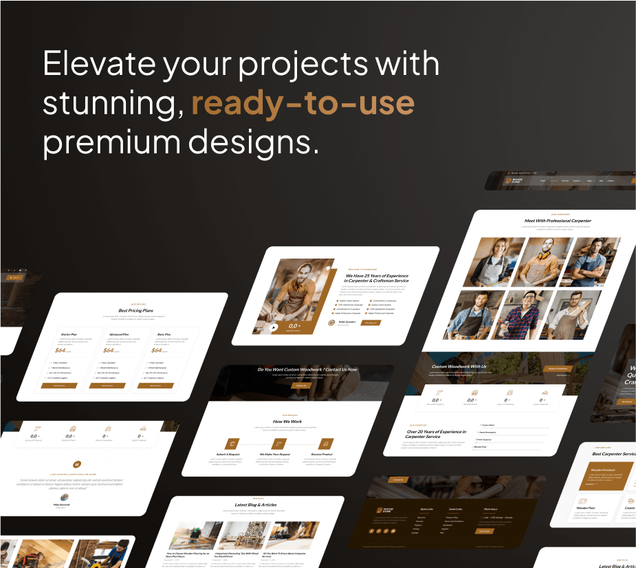Woodzone – Carpenter & Craftsman FSE WordPress Theme - 6