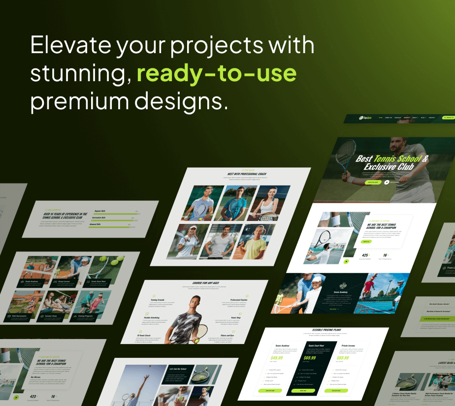 TopSpin – Tennis School & Sports Club FSE WordPress Theme - 6