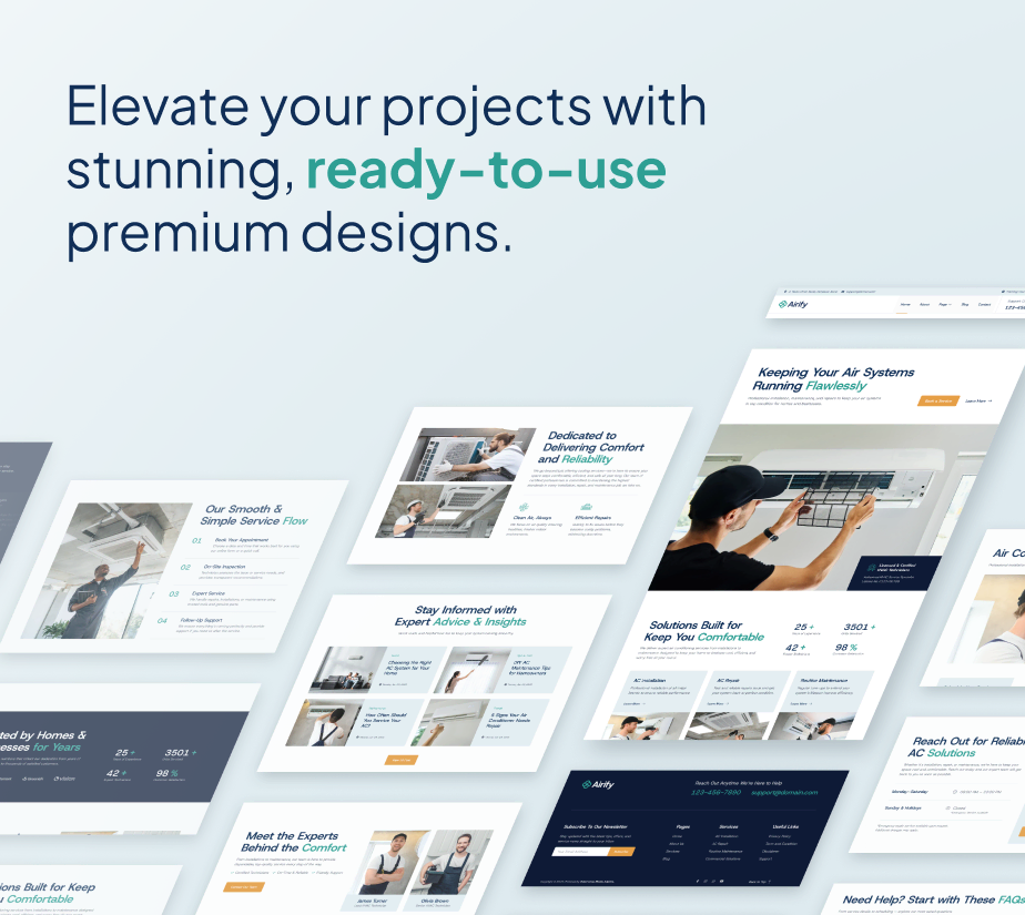Airify – HVAC Repair Service FSE WordPress Theme - 6
