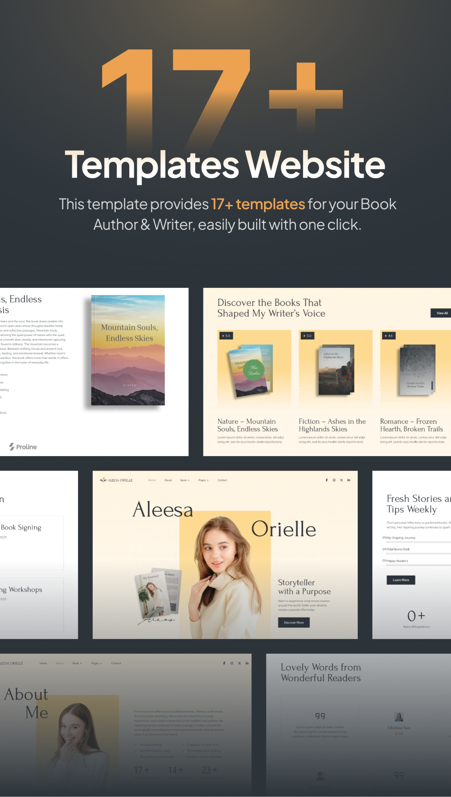 Aleesa – Book Author & Writer FSE WordPress Theme - 5