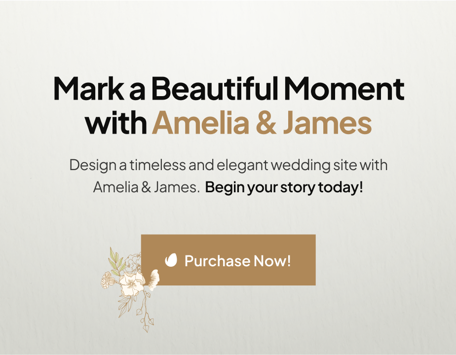 Amelia & James – Wedding Invitation FSE WordPress Theme - 12