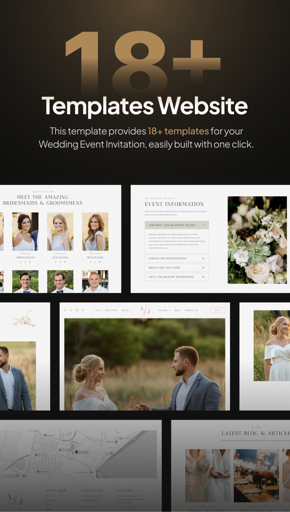 Amelia & James – Wedding Invitation FSE WordPress Theme - 5