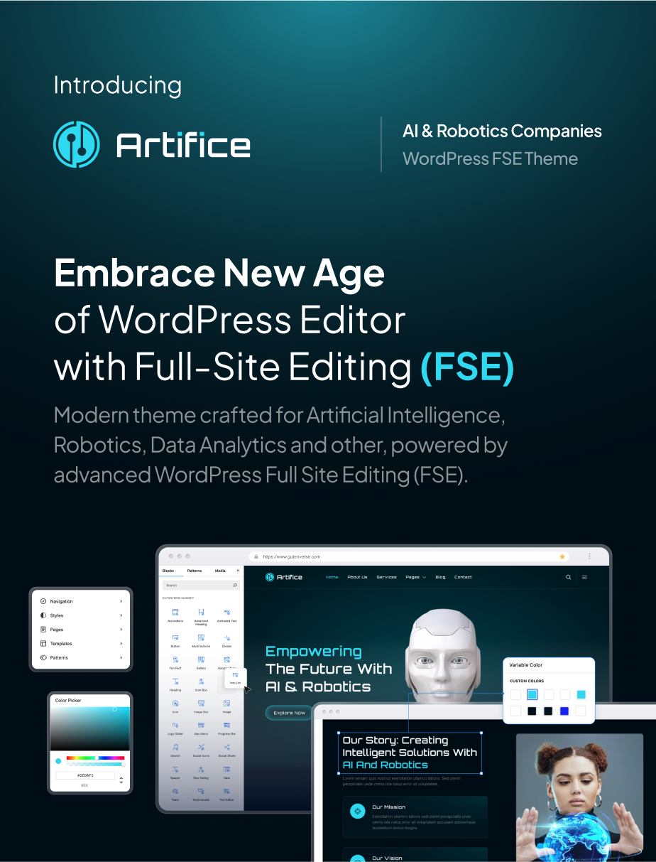 Artifice – AI & Robotics Company FSE WordPress Theme - 4