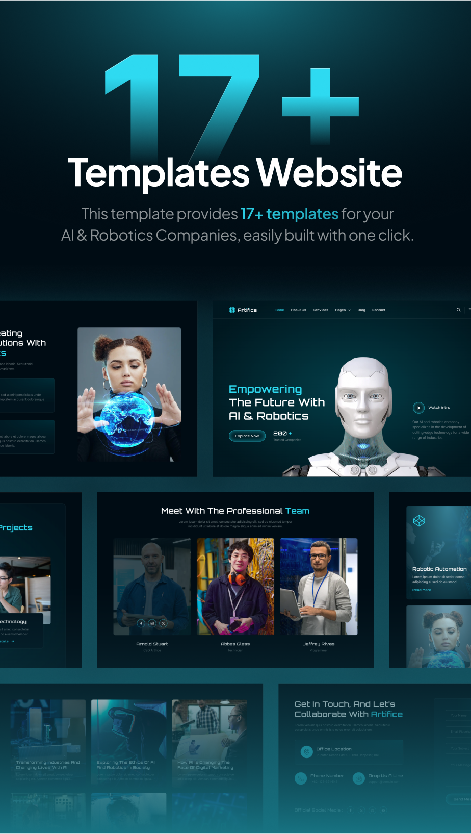 Artifice – AI & Robotics Company FSE WordPress Theme - 5