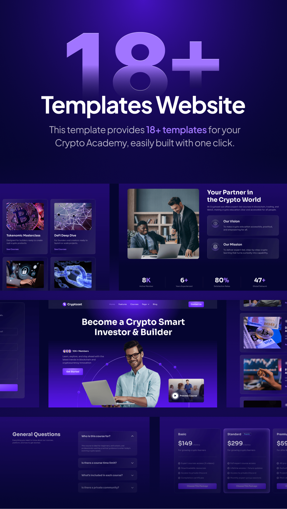 Cryptozet – Crypto & Blockchain Academy FSE WordPress Theme - 5
