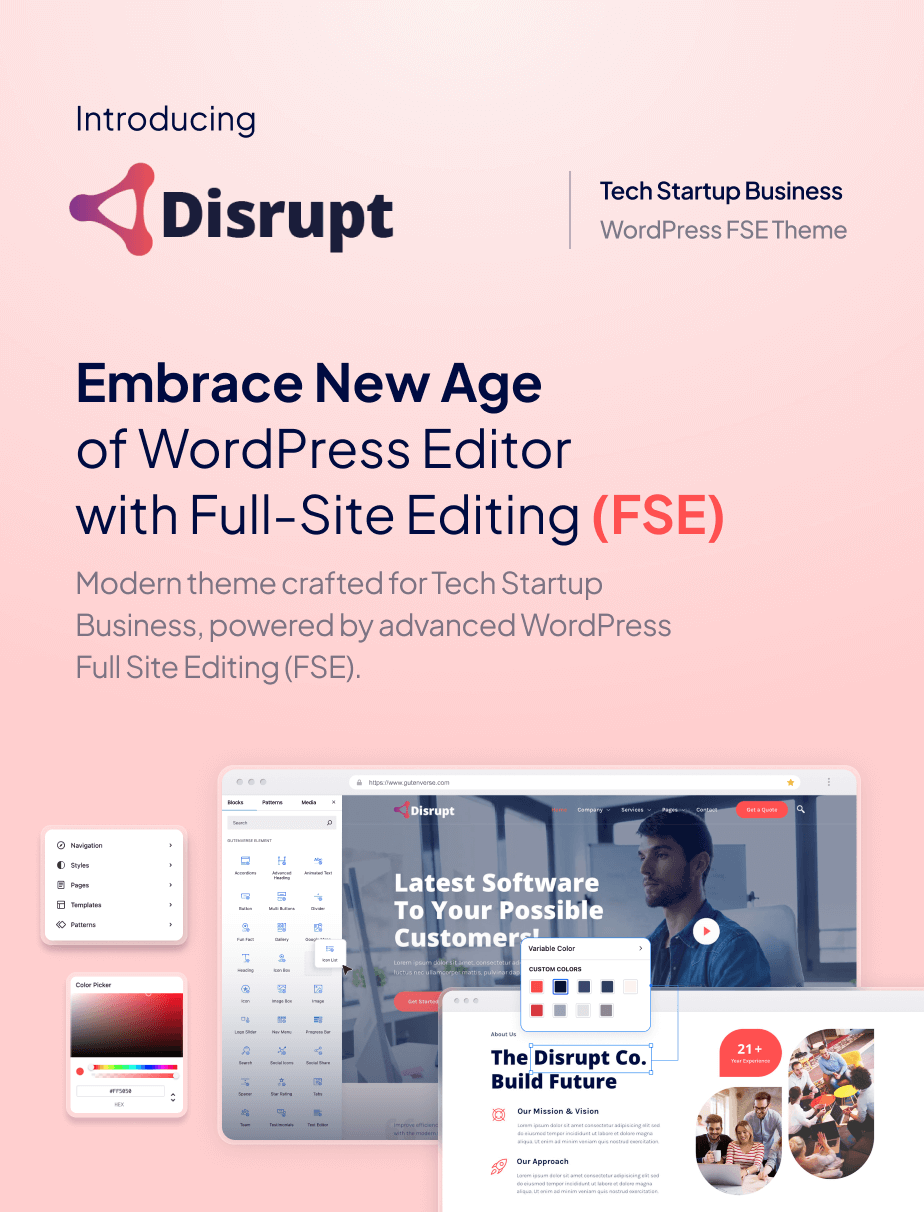 Disrupt – Tech Startup Business FSE WordPress Theme - 4