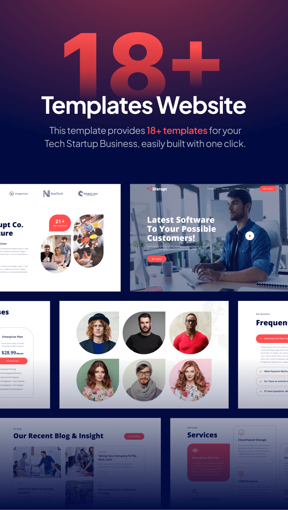 Disrupt – Tech Startup Business FSE WordPress Theme - 5