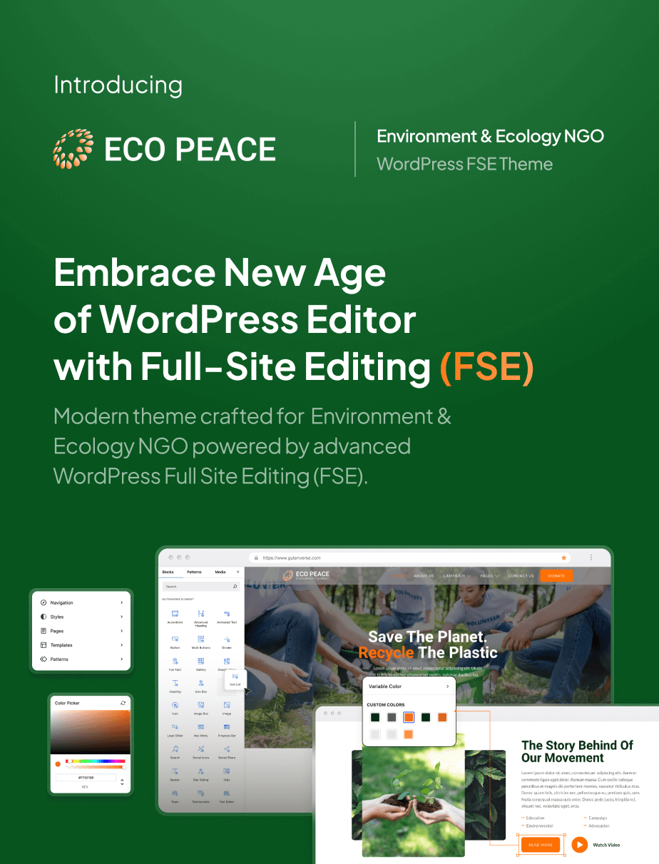 EcoPeace – Environment & Ecology NGO FSE WordPress Theme - 4