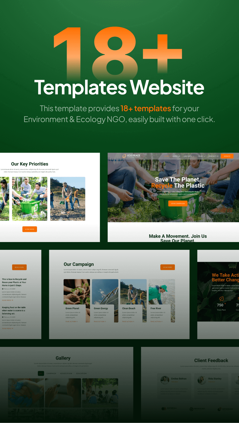 EcoPeace – Environment & Ecology NGO FSE WordPress Theme - 5