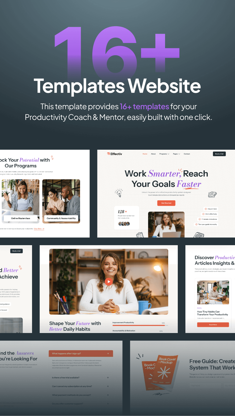 Effectiv – Productivity Coach & Mentor FSE WordPress Theme - 5