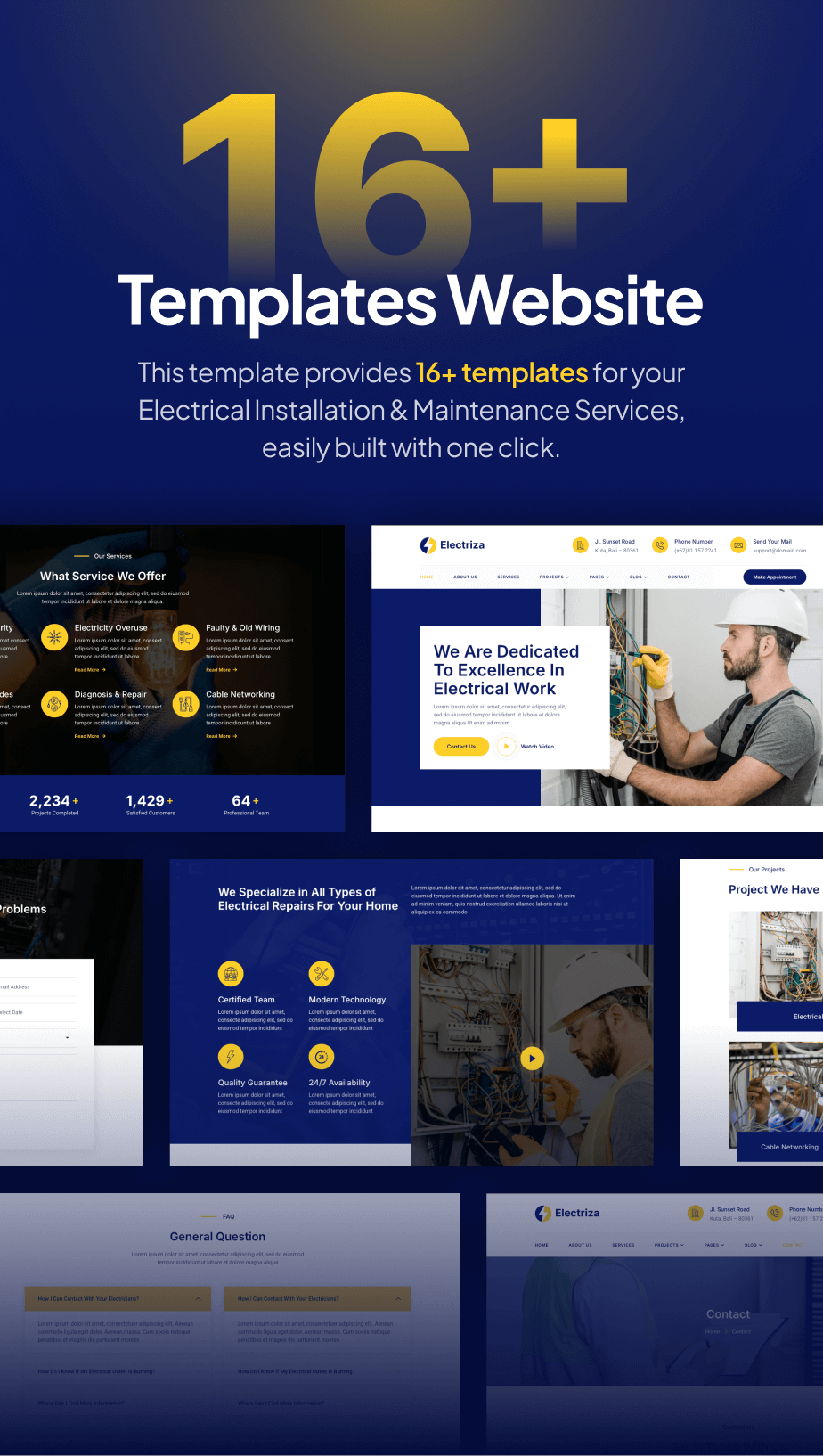 Electriza – Electrical Installation & Maintenance Services FSE WordPress Theme - 5