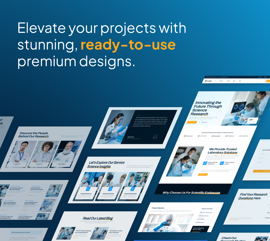 Evolab - Laboratory & Science Research FSE WordPress Theme - 6