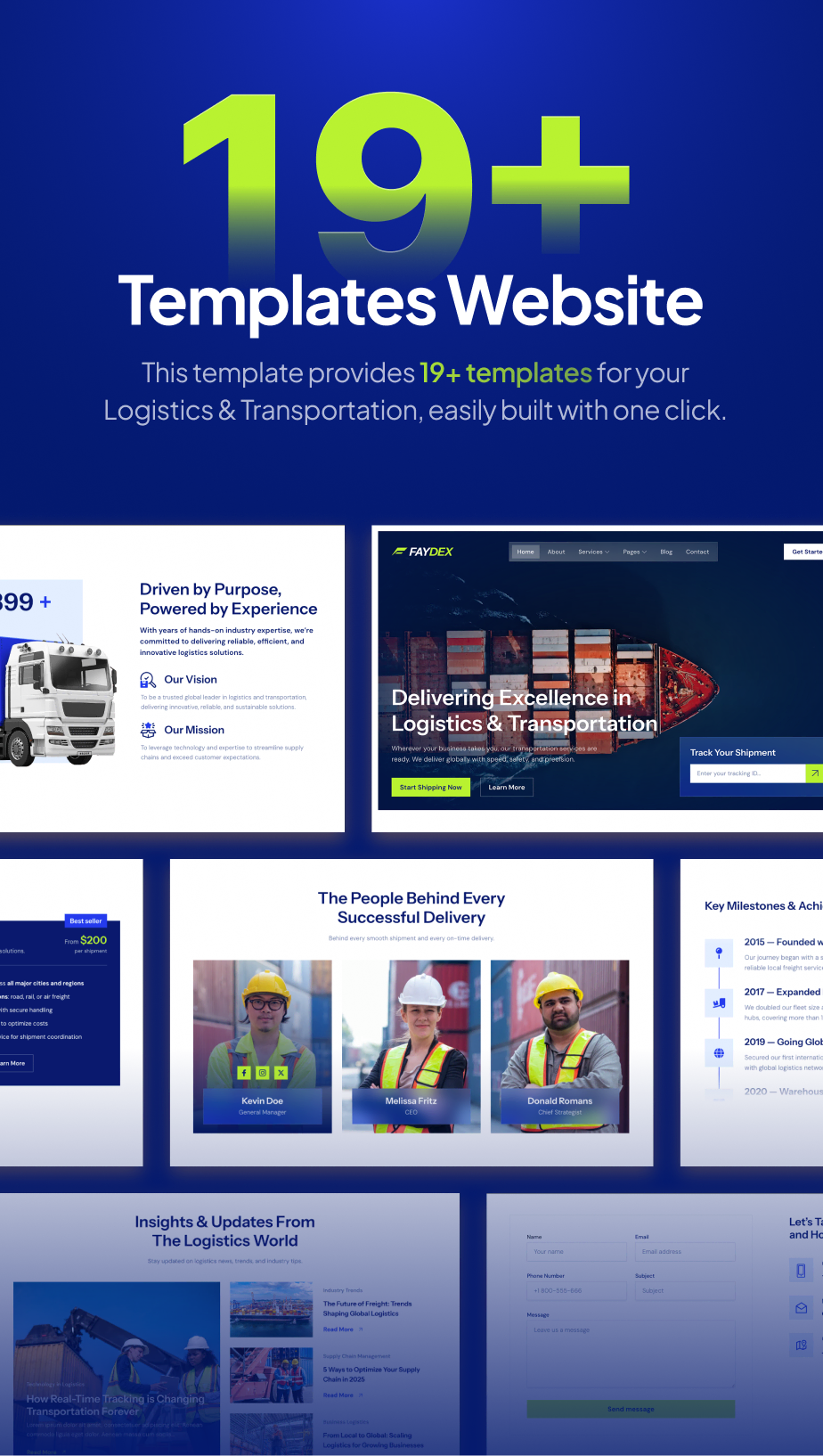 Faydex – Logistics and Transportation FSE WordPress Theme - 5
