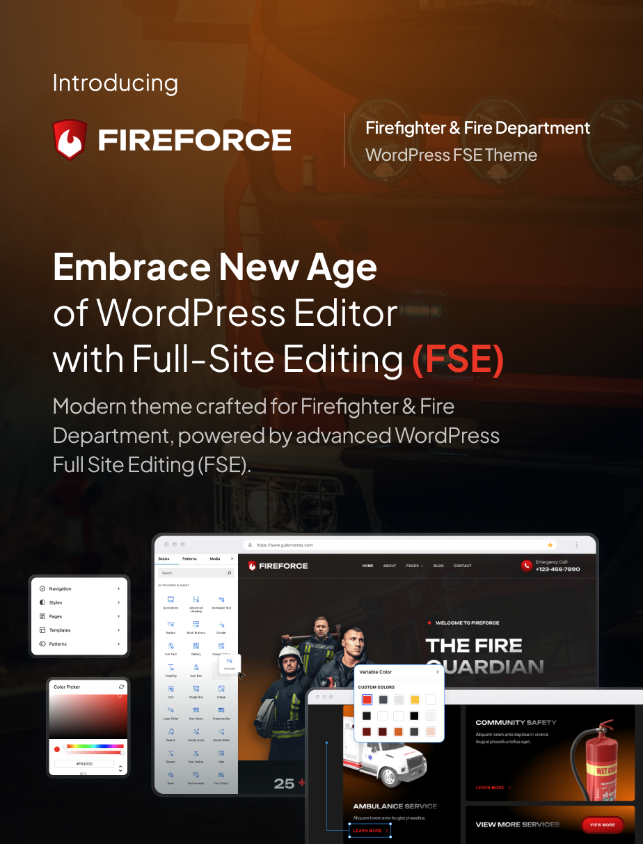 Fireforce – Firefighter & Fire Department FSE WordPress Theme - 4