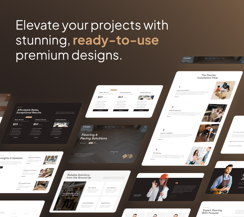 Floorinc – Flooring and Paving Services FSE WordPress Theme - 6