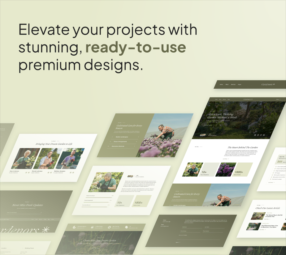 Gardenors – Gardening & Landscaping Gutenverse FSE WordPress Block Theme