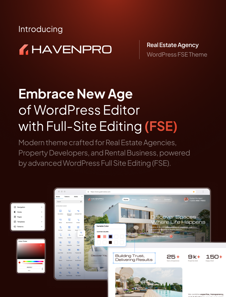Havenpro – Real Estate Agency & Property Gutenverse FSE WordPress Theme - 3