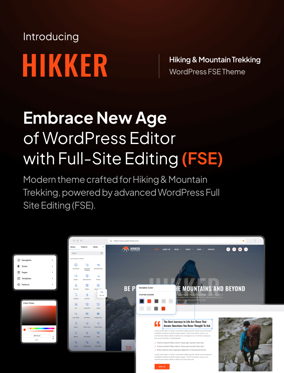 Hikker – Hiking & Mountain Trekking FSE WordPress Theme - 4