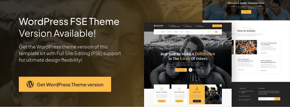 Humanite – Charity & Donation Elementor Template Kit