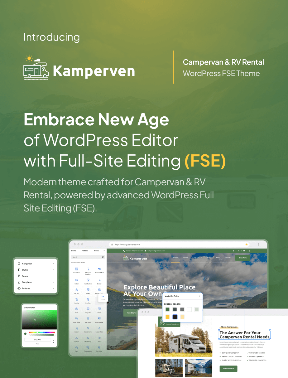 Kamperven – Campervan & RV Rental FSE WordPress Theme - 4