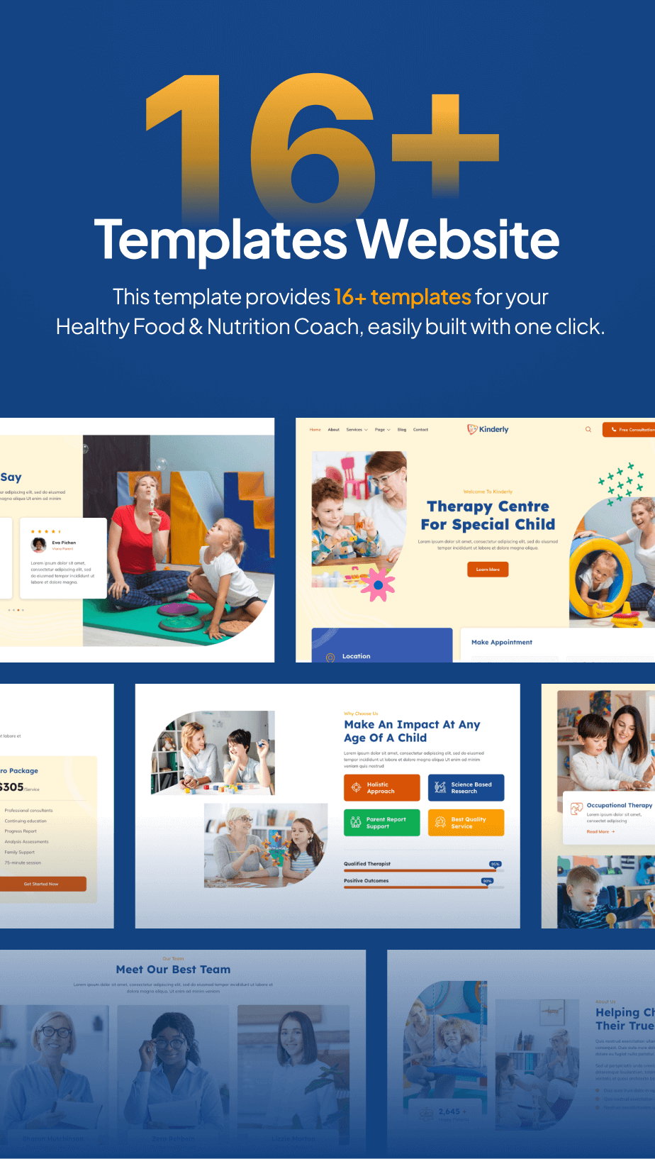 Kinderly – Child Therapist & Psychologist FSE WordPress Theme - 5