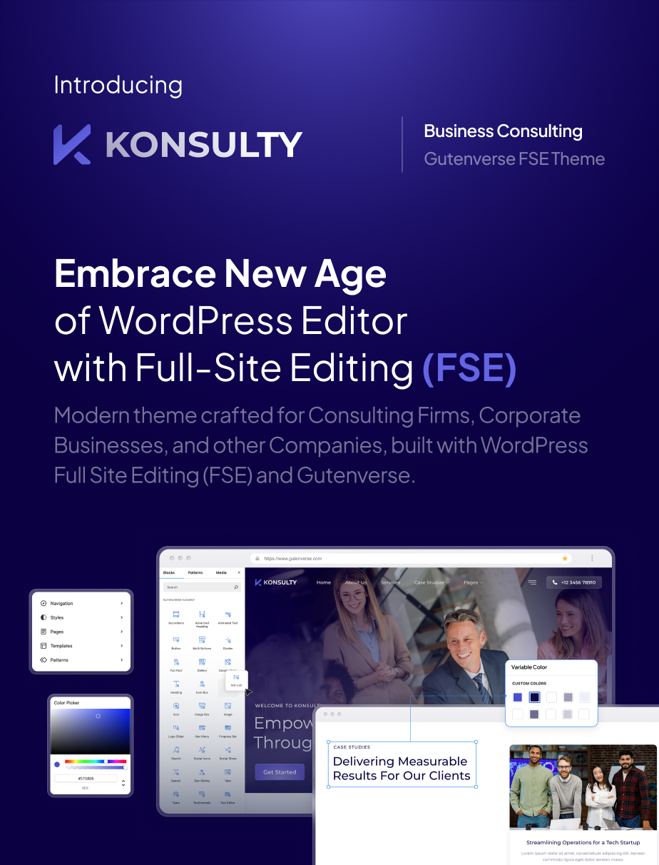 Konsulty – Business Consulting Gutenverse FSE WordPress Block Theme