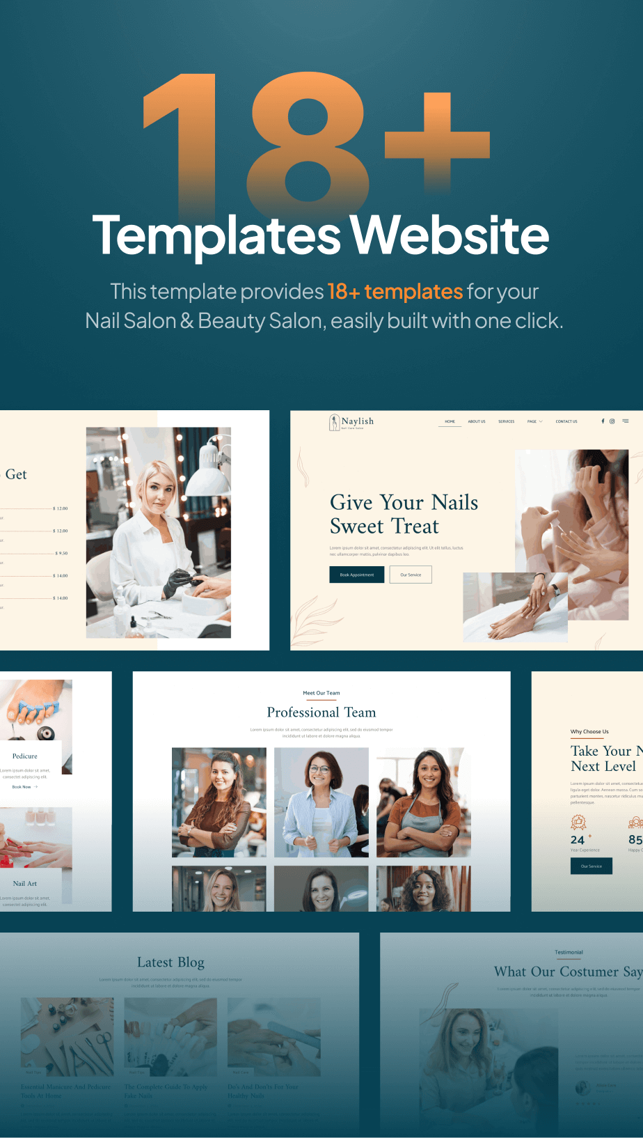 Naylish – Nail Salon & Beauty Care FSE WordPress Theme - 5