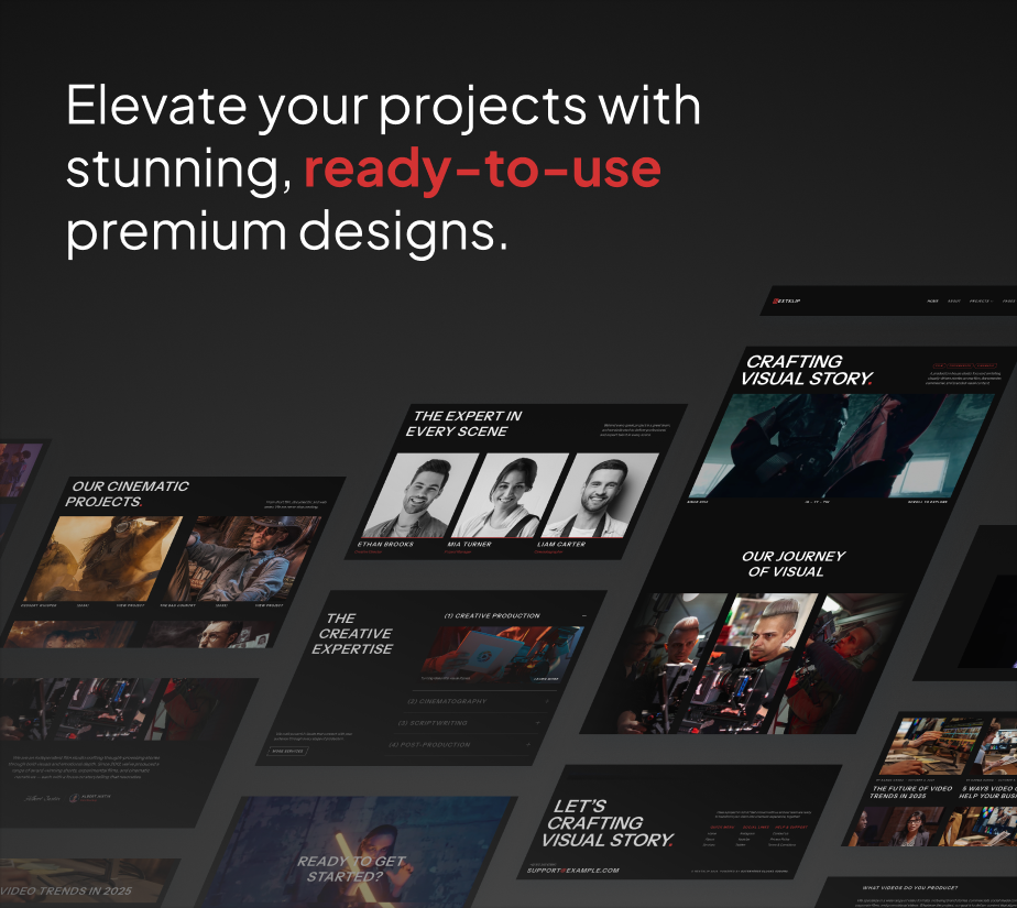 Nextklip – Video Production Agency Gutenverse FSE WordPress Block Theme