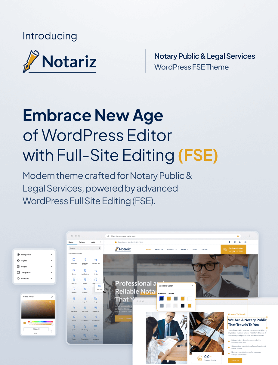 Notariz – Notary Public & Legal Services FSE WordPress Theme - 4