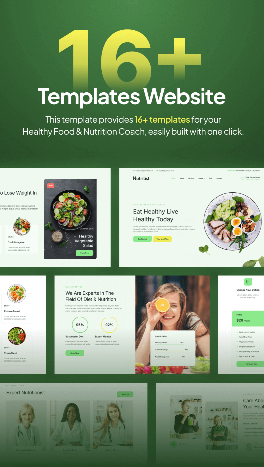 Nutritist – Healthy Food & Nutrition Coach FSE WordPress Theme - 5