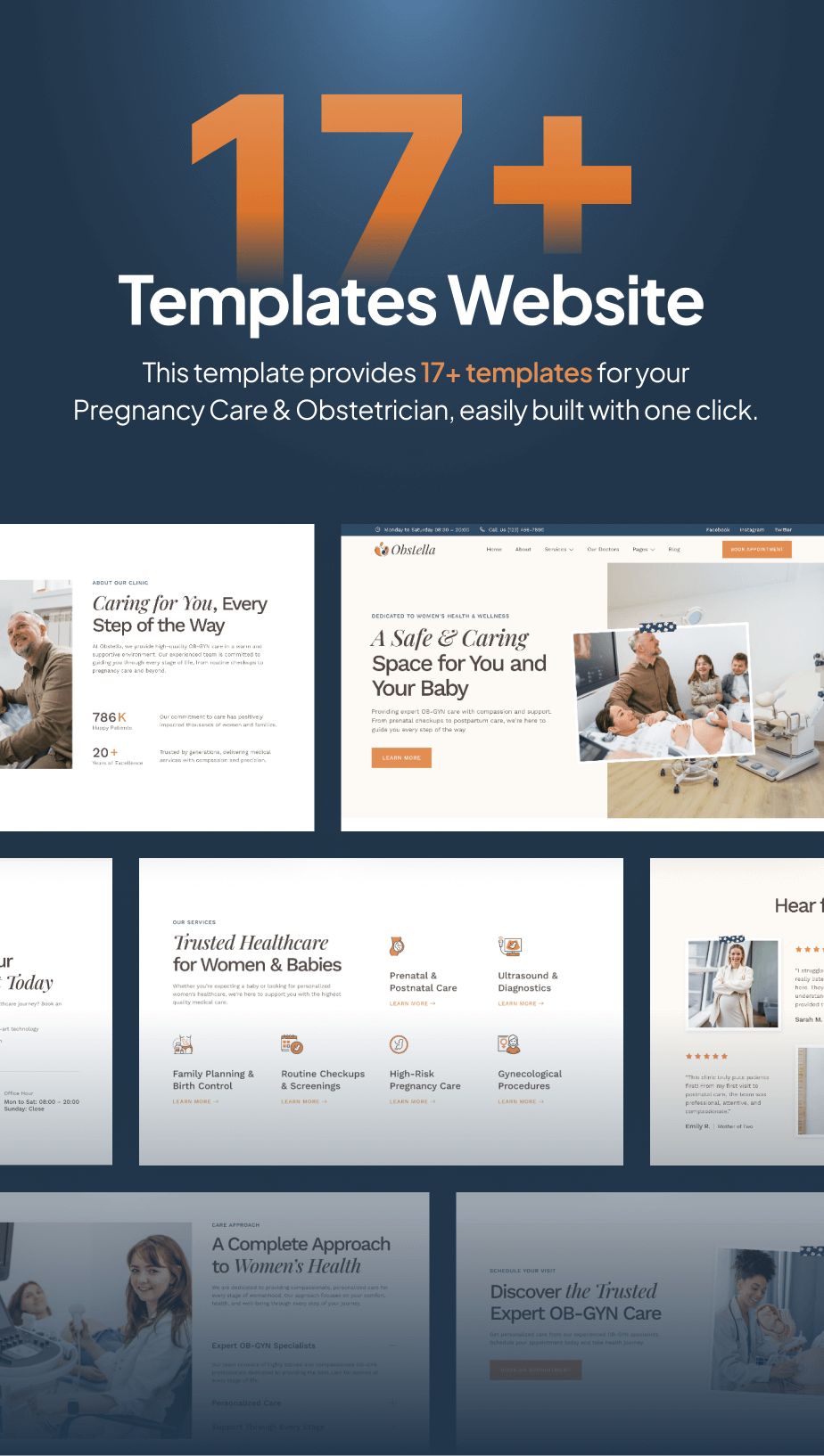 Obstella – Pregnancy Care & Obstetrician FSE WordPress Theme - 5