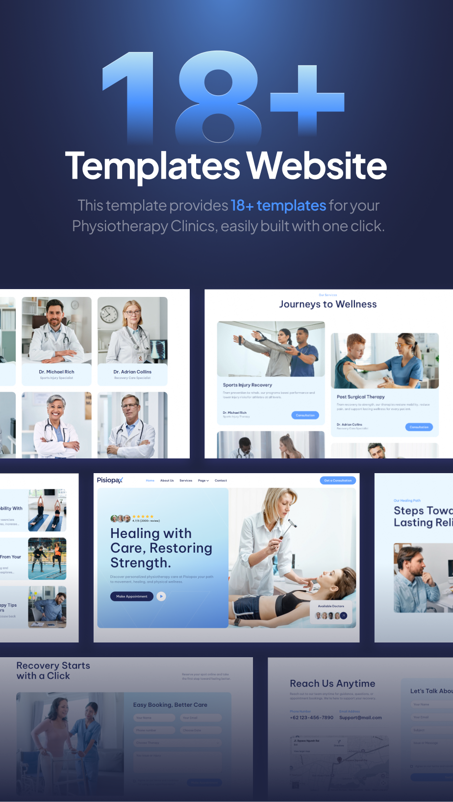 Pisiopax – Physiotherapy Clinic Gutenverse FSE WordPress Theme - 5