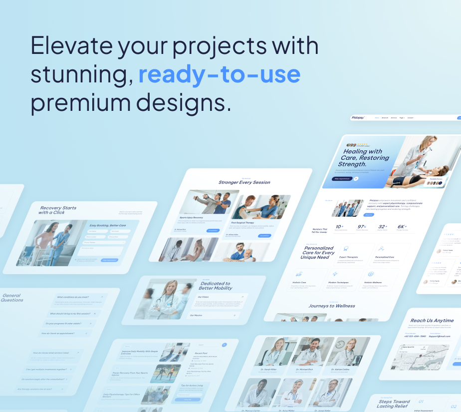 Pisiopax – Physiotherapy Clinic Gutenverse FSE WordPress Theme - 6